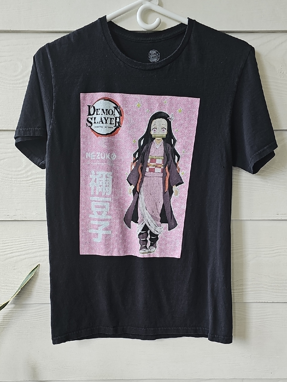 Demon Slayer Nezuko Kamado Anime Graphic Tee Black T-Shirt Small